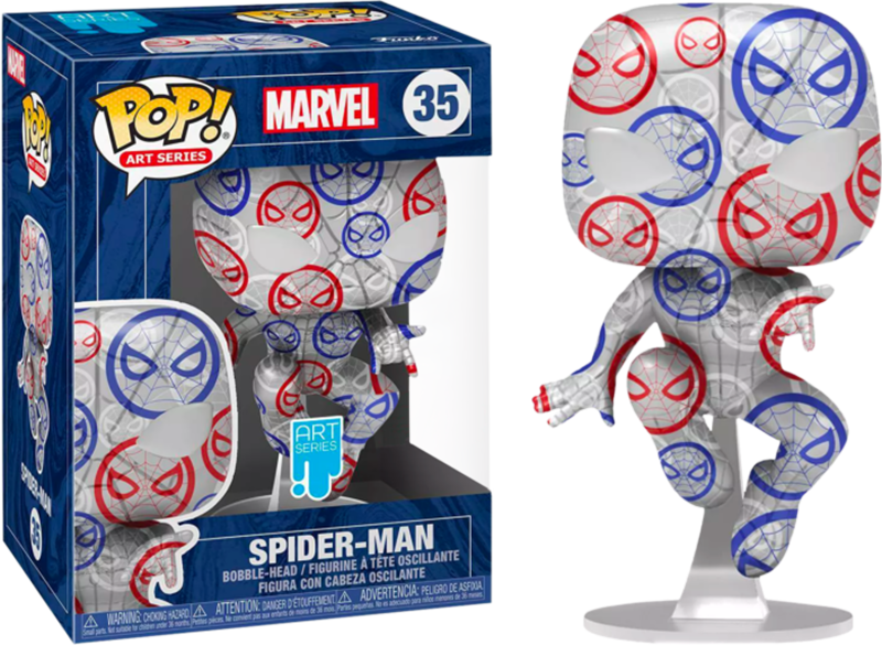 Funko Spider-Man - Patriotic Age (Artist) US Exclusive Pop! with Protector [RS] - My Hobbies