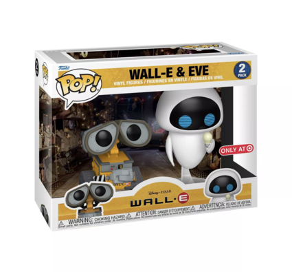 Funko Wall-E - Cooler Wall-E & Bulb Eve US Exclusive Pop! Vinyl 2-Pack [RS] - My Hobbies