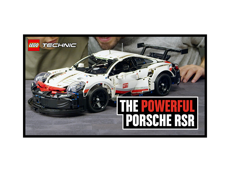 Lego porsche 2024 911 rsr size