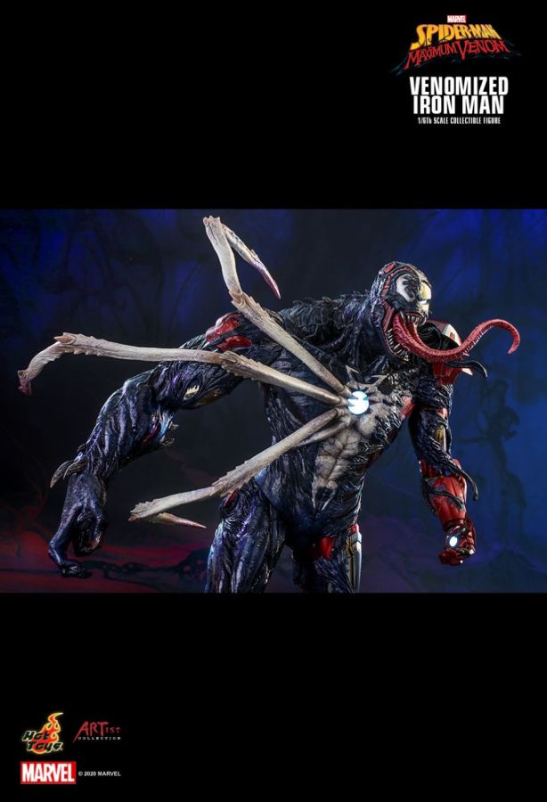 Hot Toy Venom - Venomized Iron Man 1:6 Scale 12" Action Figure - My Hobbies