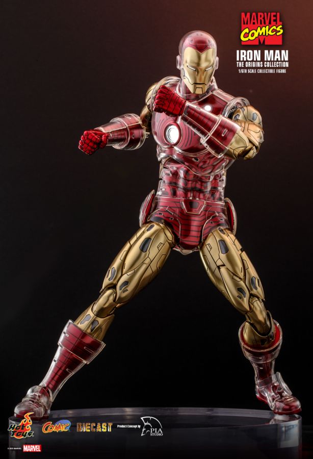 Hot Toys Iron Man - Iron Man Origins 1:6 Scale 12" Diecast Action Figure - My Hobbies