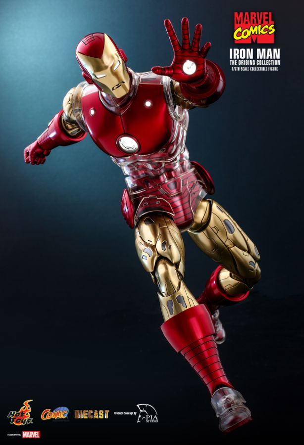 Hot Toys Iron Man - Iron Man Origins 1:6 Scale 12" Diecast Action Figure - My Hobbies