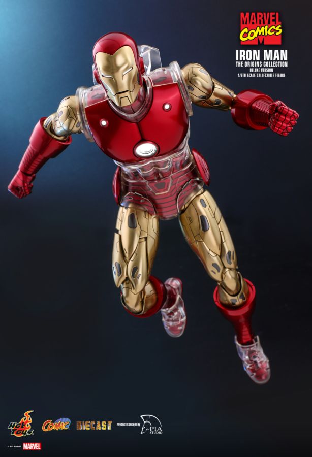 Hot Toys Iron Man - Iron Man Origins Deluxe 1:6 Scale 12" Diecast Action Figure - My Hobbies