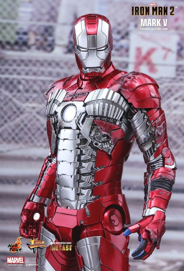 Hot Toys Iron Man 2 - Mark V Diecast 1:6 Scale 12" Action Figure - My Hobbies