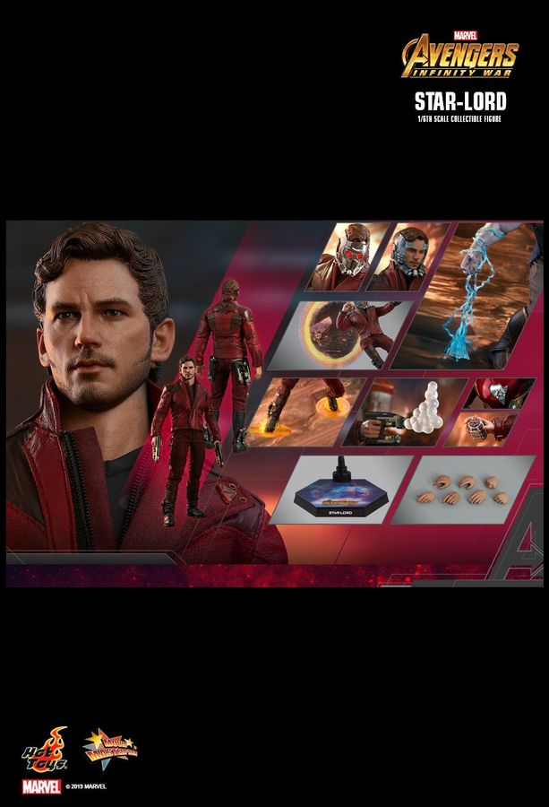 Hot Toys Avengers 3: Infinity War - Star-Lord 12" 1:6 Scale Action Figure - My Hobbies