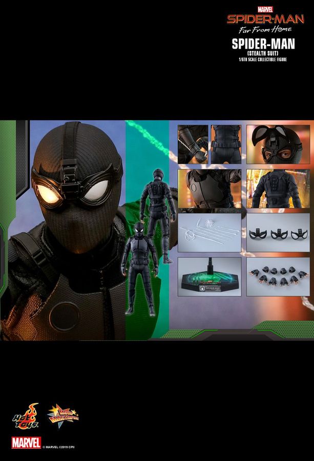 Hot Toys Spider-Man: Far From Home - Stealth Suit 12" 1:6 Scale Action Figure - My Hobbies