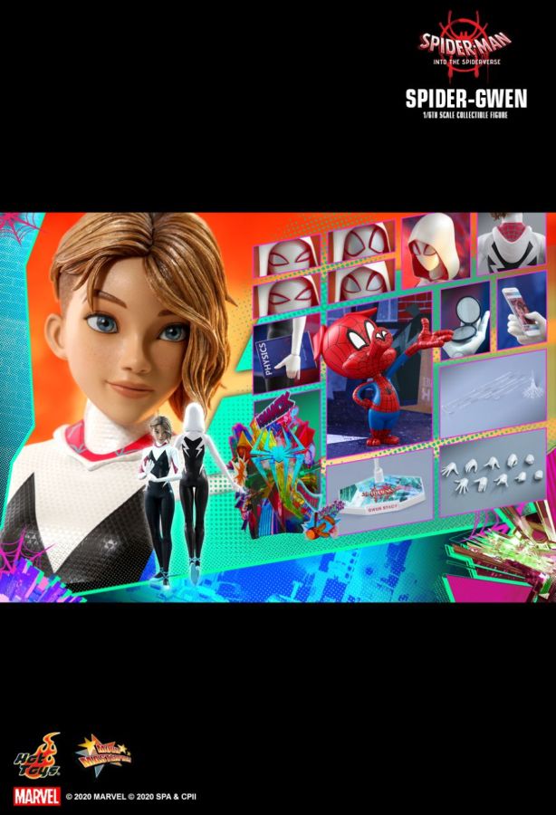 Hot Toy Spider-Man: Into the Spider-Verse - Spider-Gwen 1:6 Scale 12" Action Figure - My Hobbies