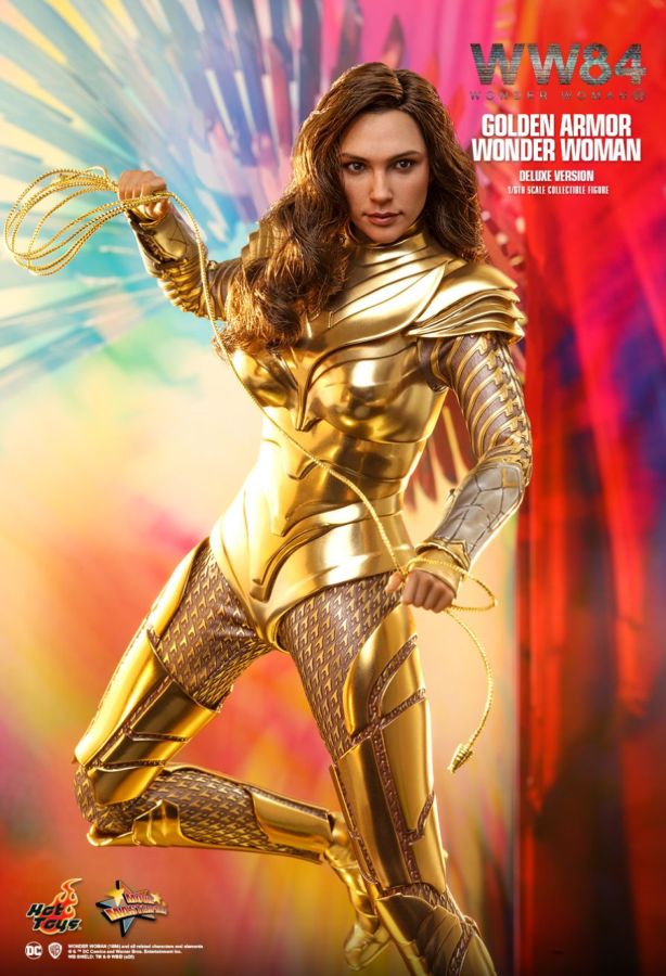 Hot Toy Wonder Woman: 1984 - Golden Armor Deluxe 1:6 Scale 12" Action Figure - My Hobbies