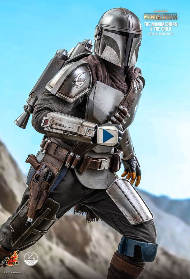 Hot Toy Star Wars: The Mandalorian - Mandalorian & The Child 1:4 Scale Action Figure Set - My Hobbies