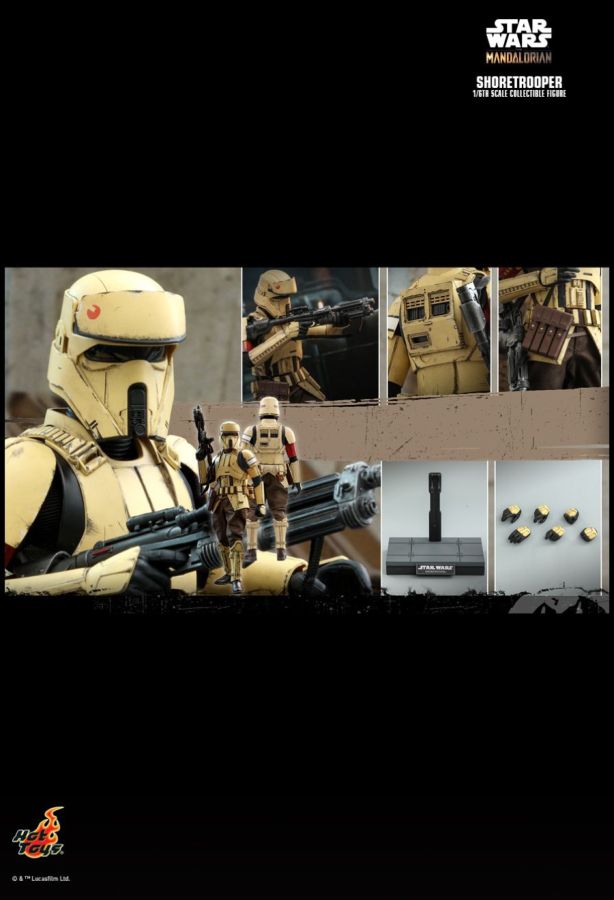 Hot Toy Star Wars: The Mandalorian - Shoretrooper 1:6 Scale 12" Action Figure - My Hobbies
