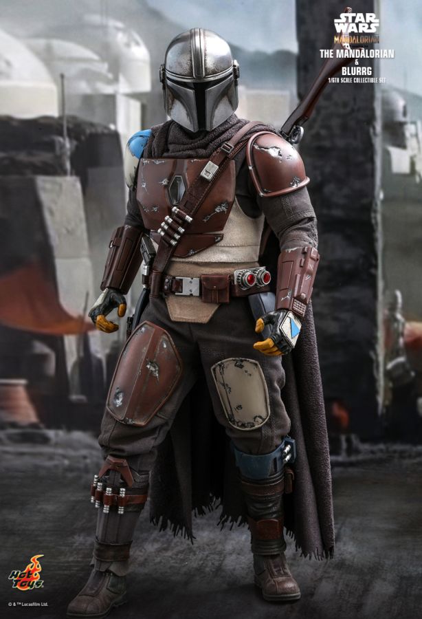 Hot Toys Star Wars: The Mandalorian - Mandalorian & Blurrg 1:6 Scale Action Figure Set - My Hobbies