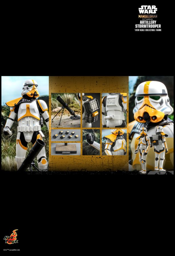 Hot Toys Star Wars: The Mandalorian - Artillery Stormtrooper 1:6 Scale 12" Action Figure - My Hobbies
