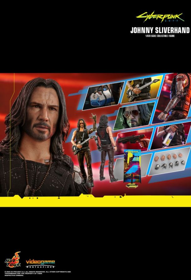 Hot Toy Cyberpunk 2077 - Johnny Silverhand 1:6 Scale 12" Action Figure - My Hobbies