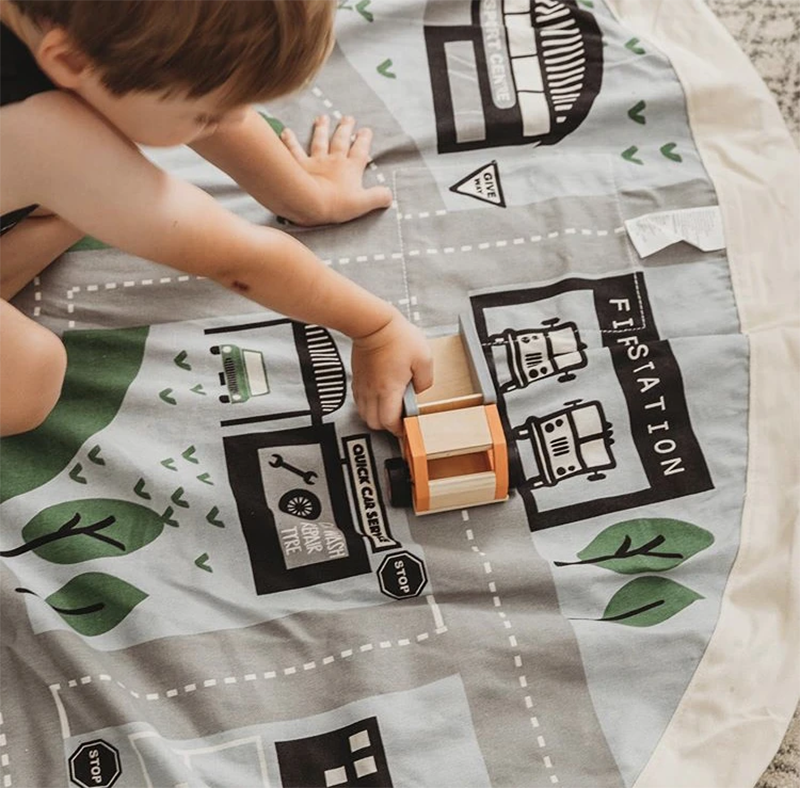 Wow Town Track Printed Play Pouch - My Hobbies