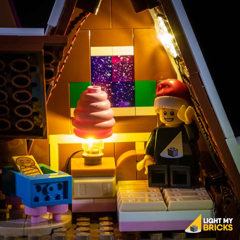 Light My Bricks LEGO Gingerbread House 10267 Light Kit LEGO Set Are Not Included My Hobbies