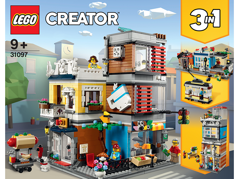 LEGO® 31097 Creator 3-in-1 Townhouse Pet Shop & Café - My Hobbies