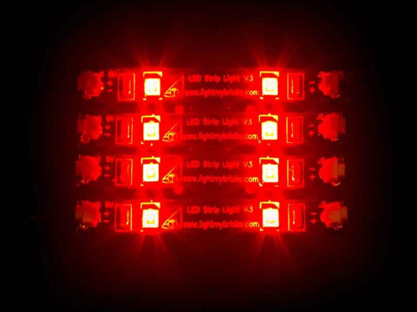 LED Strip Lights - Red (4 pack) - My Hobbies