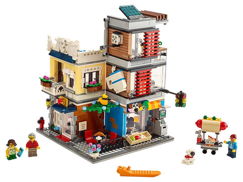 LEGO® 31097 Creator 3-in-1 Townhouse Pet Shop & Café - My Hobbies