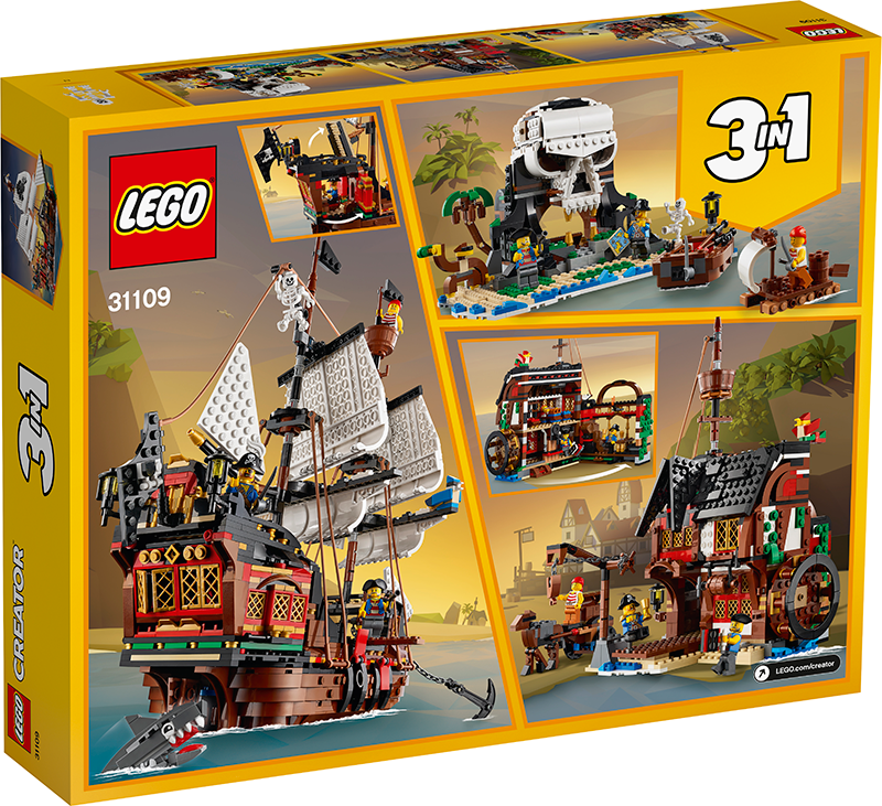 LEGO® 31109 Creator 3-in-1 Pirate Ship - My Hobbies