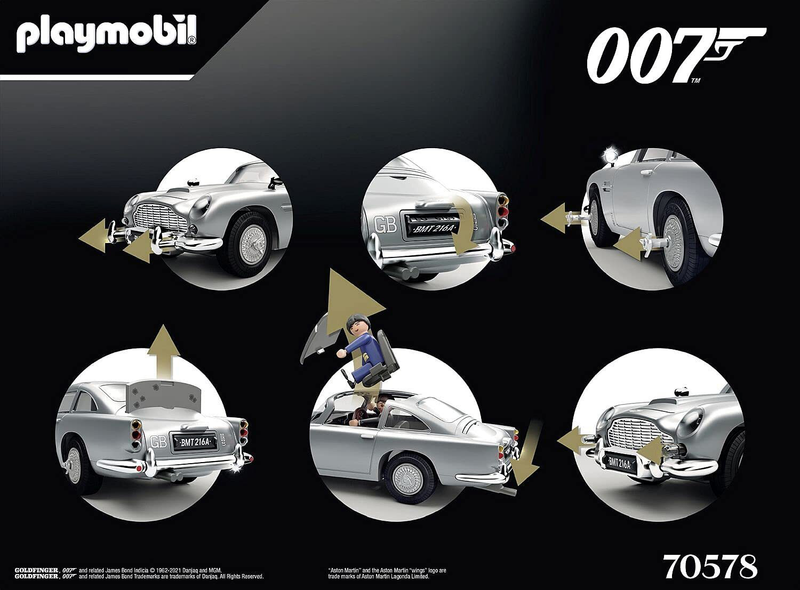 Playmobil - James Bond Aston Martin DB5 -Goldfinger Edit - My Hobbies