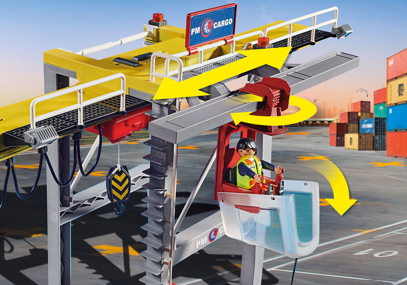 Playmobil- Cargo Crane with Container - My Hobbies