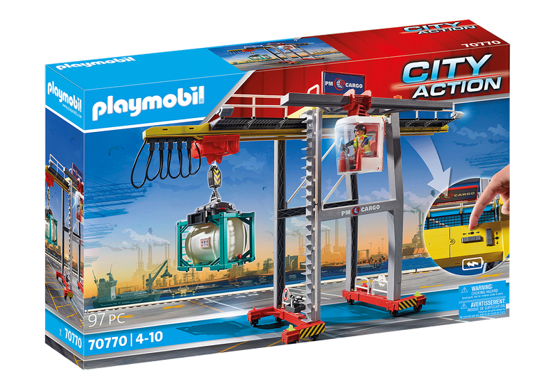 Playmobil- Cargo Crane with Container - My Hobbies