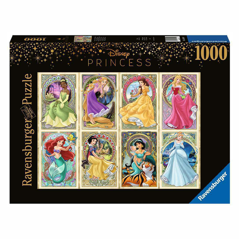 Ravensburger - Disney Art Nouveau Princesses 1000pc - My Hobbies