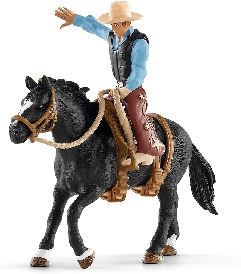 Schleich - Saddle Bronc Riding with Cowboy - My Hobbies