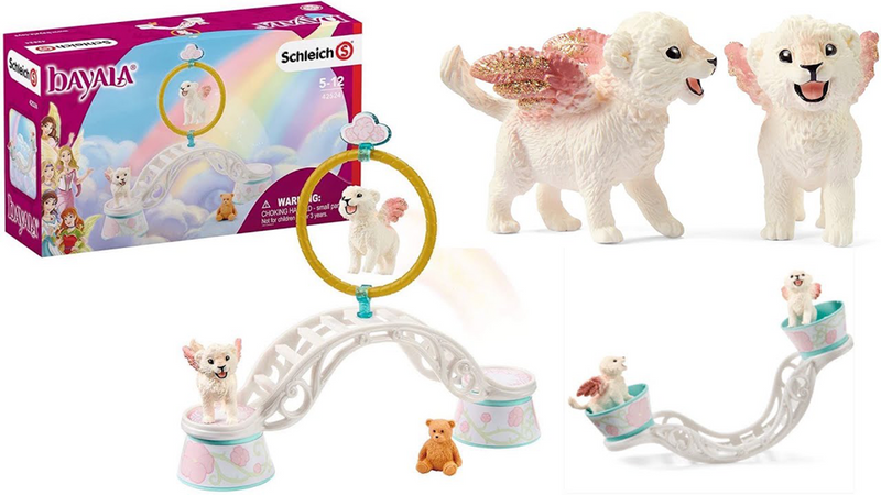 Schleich - Winged Baby Lion Training - My Hobbies