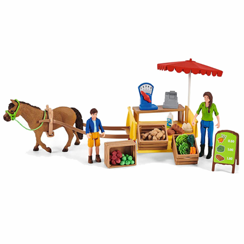 Schleich - Sunny Day Mobile Farm Stand - My Hobbies