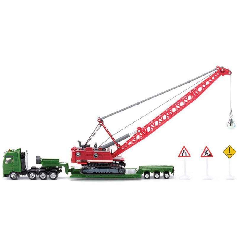 Siku - Heavy Haulage Transporter with Excavator and Service Vehicle - 1:87 Scale - My Hobbies