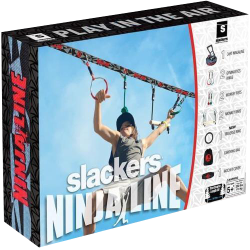 Slackers - NinjaLine 36' Intro Kit Outdoor Climbing Play - My Hobbies