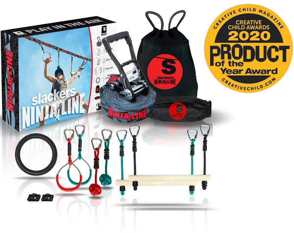 Slackers - NinjaLine 36' Intro Kit Outdoor Climbing Play - My Hobbies