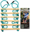 Slackers - Ninja Rope Ladder 8' Climbing Ladder for Obstacle Sports and Outdoors - My Hobbies