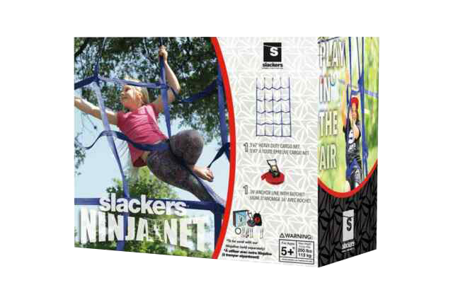 Slackers - Climbing Cargo Net for Kids Ninja Net Climbing Swingset Polyester Rope Ladder for Jungle Gyms Playground - My Hobbies