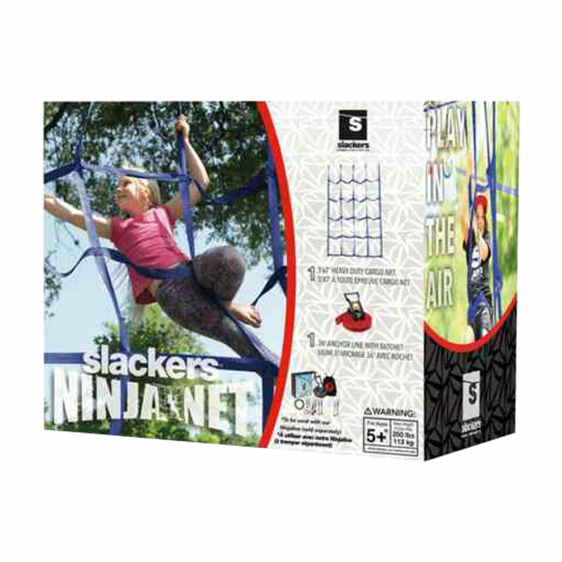 Slackers - Climbing Cargo Net for Kids Ninja Net Climbing Swingset Polyester Rope Ladder for Jungle Gyms Playground - My Hobbies