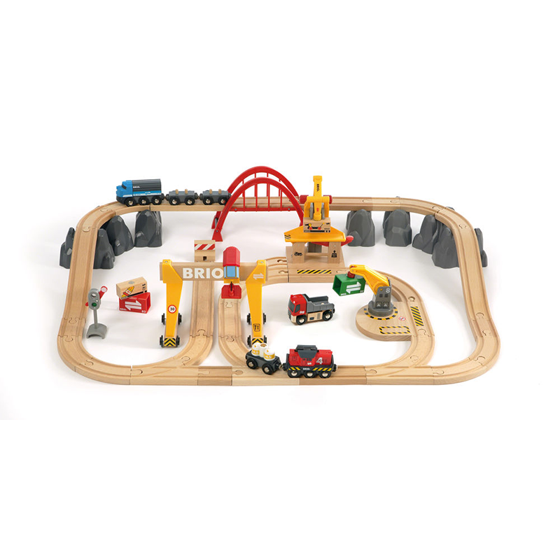 BRIO Set - Cargo Railway Deluxe Set, 54 pieces - My Hobbies