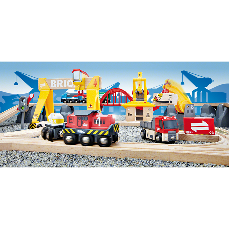 BRIO Set - Cargo Railway Deluxe Set, 54 pieces - My Hobbies