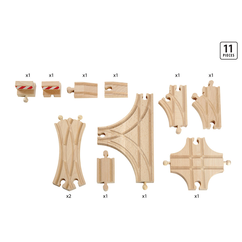 BRIO Tracks - Advanced Expansion Pack, 11 pieces - My Hobbies