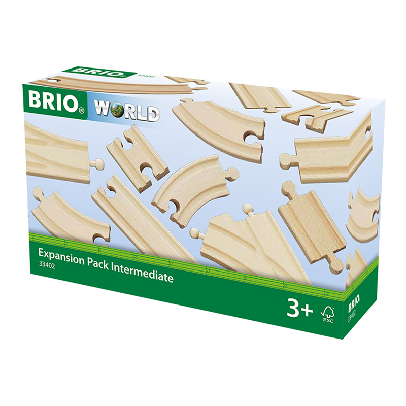 BRIO Tracks - Expansion Pack Intermediate, 16 pieces - My Hobbies
