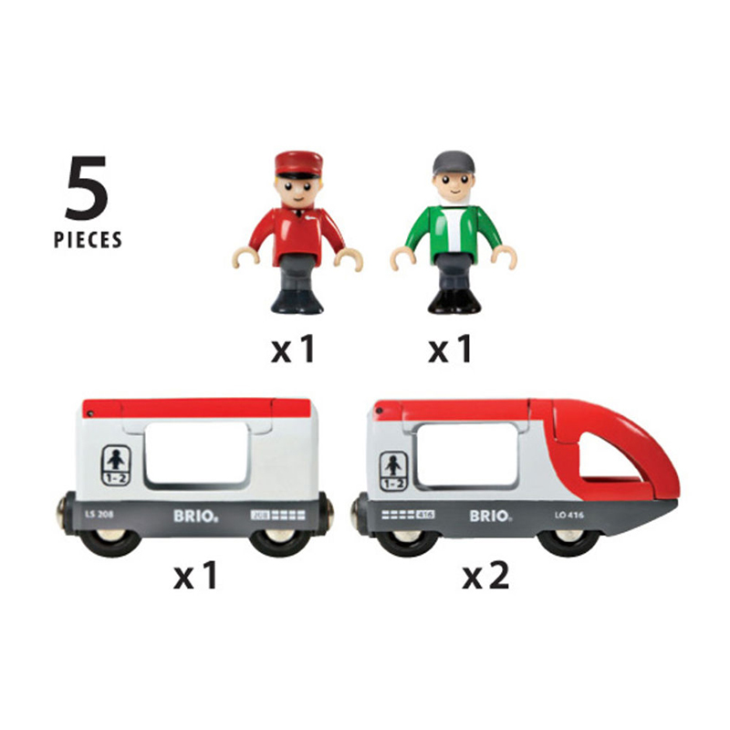 BRIO Train - Travel Train, 5 pieces - My Hobbies