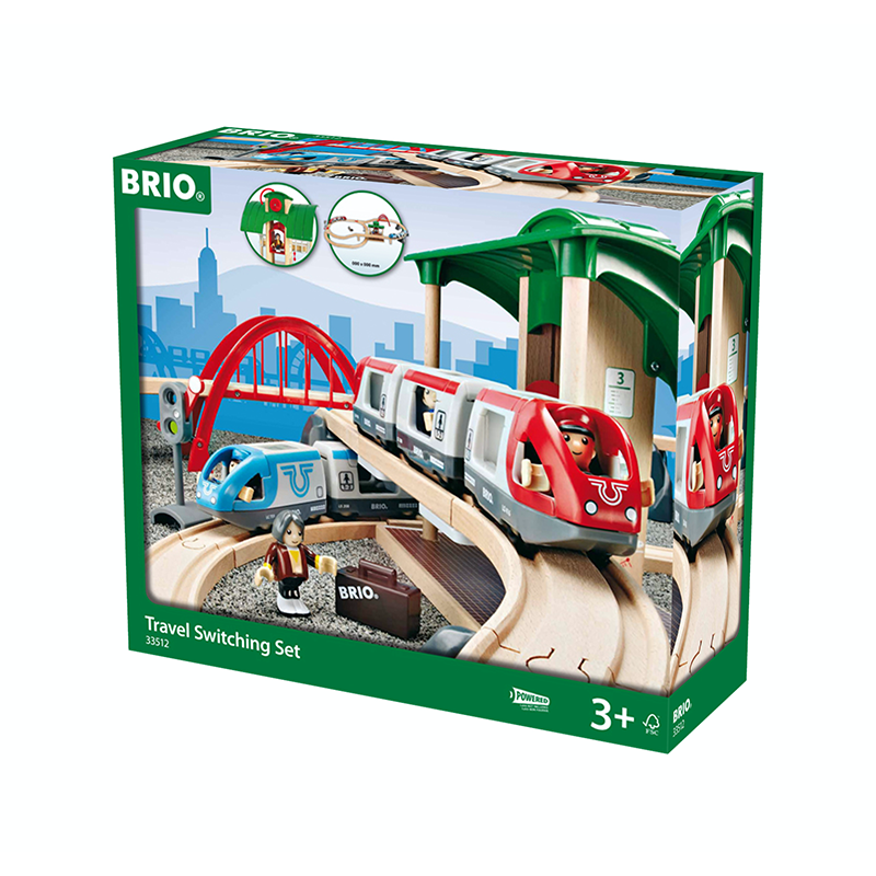 BRIO Set - Travel Switching Set, 42 pieces - My Hobbies