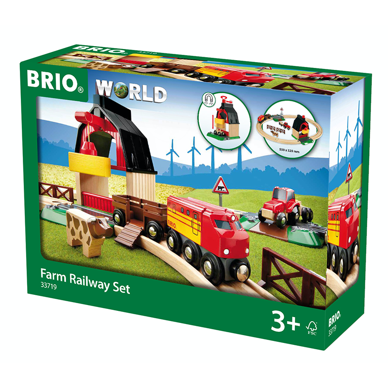 BRIO Set - Farm Railway Set, 20 pieces - My Hobbies