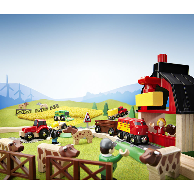 BRIO Set - Farm Railway Set, 20 pieces - My Hobbies