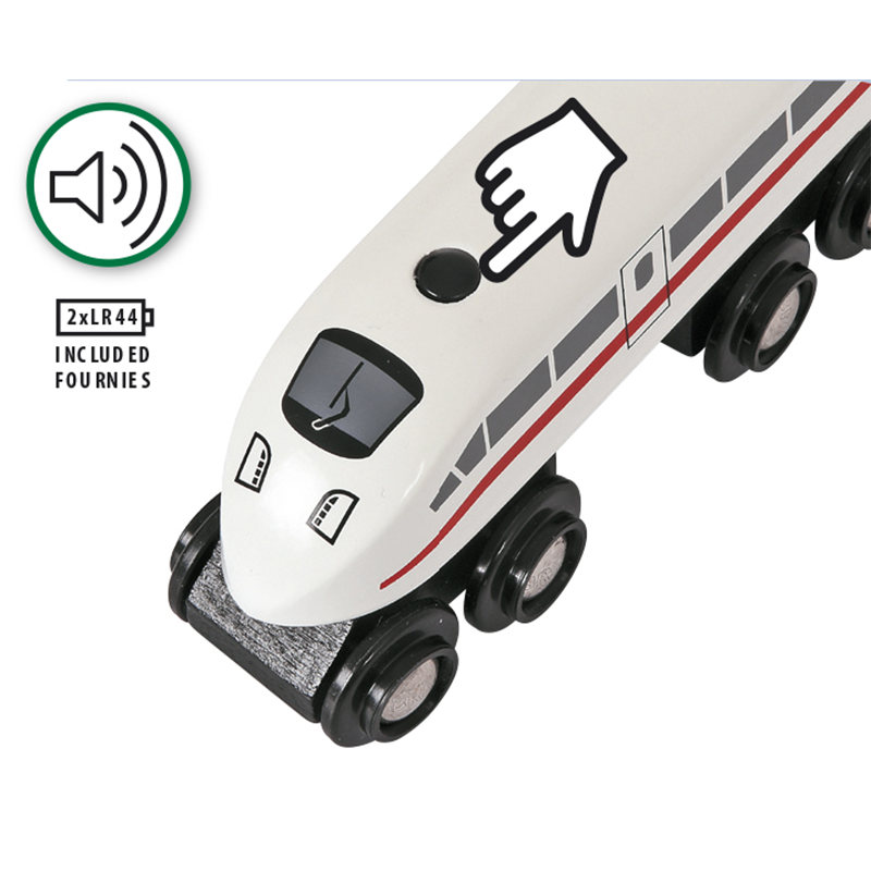 BRIO Train - High Speed Train with Sound, 3 pieces - My Hobbies