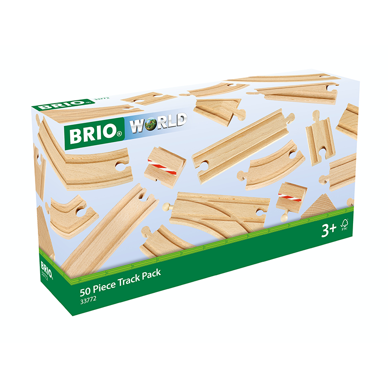 BRIO Tracks - 50 Piece Track Pack - My Hobbies