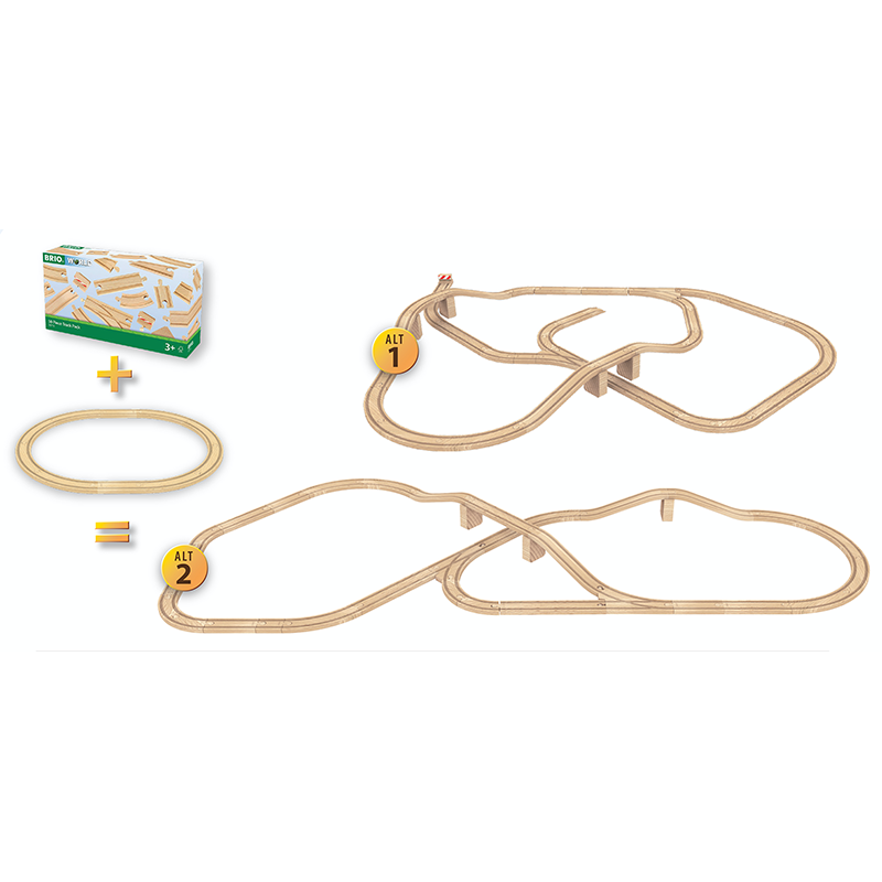 BRIO Tracks - 50 Piece Track Pack - My Hobbies