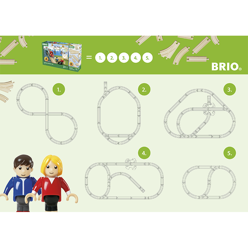 BRIO Set - Railway Starter Set "A", 26 pieces - My Hobbies