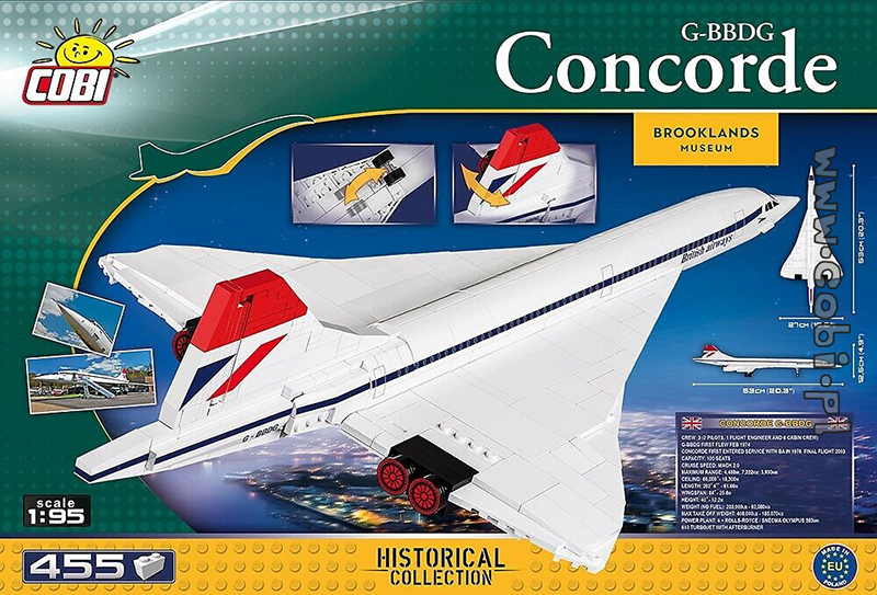 Cobi Concorde - Concorde 450 piece Construction Set - My Hobbies