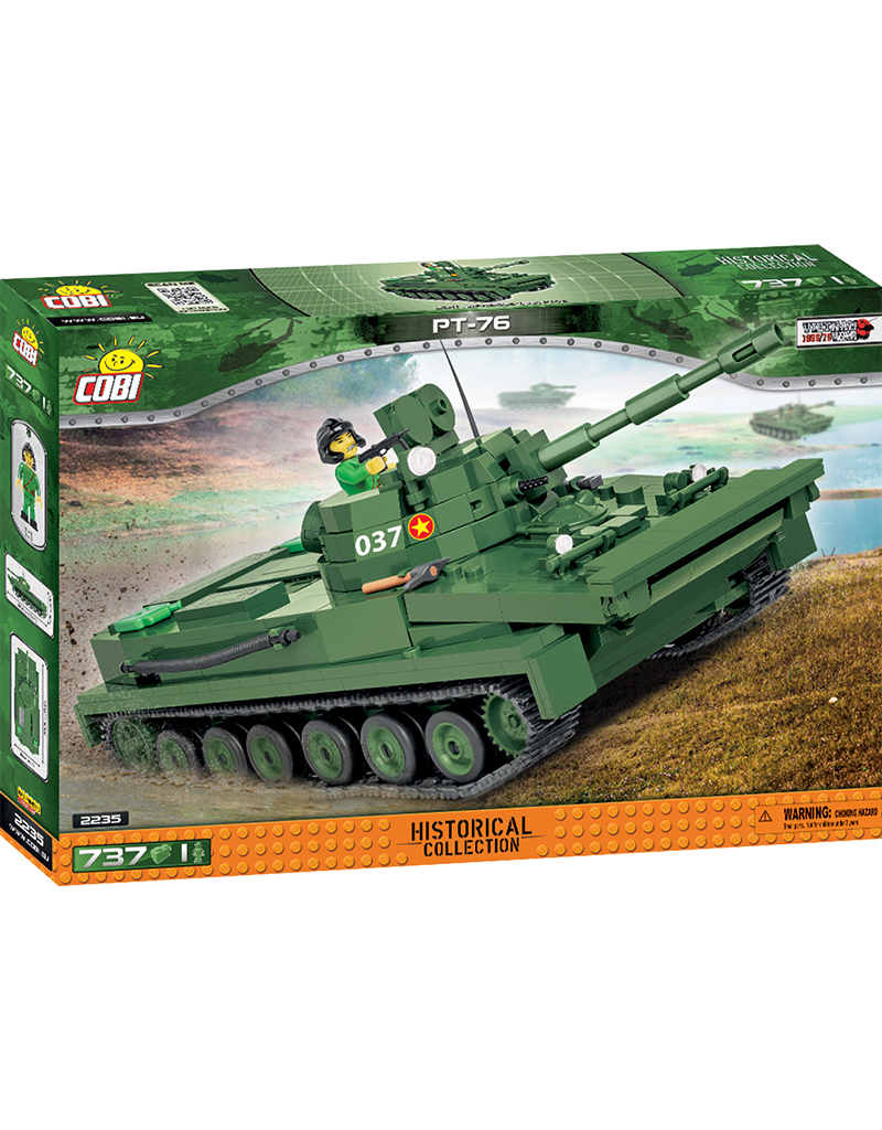 Cobi Vietnam War - Light Amphibious Tank PT-76 (735 pieces) - My Hobbies